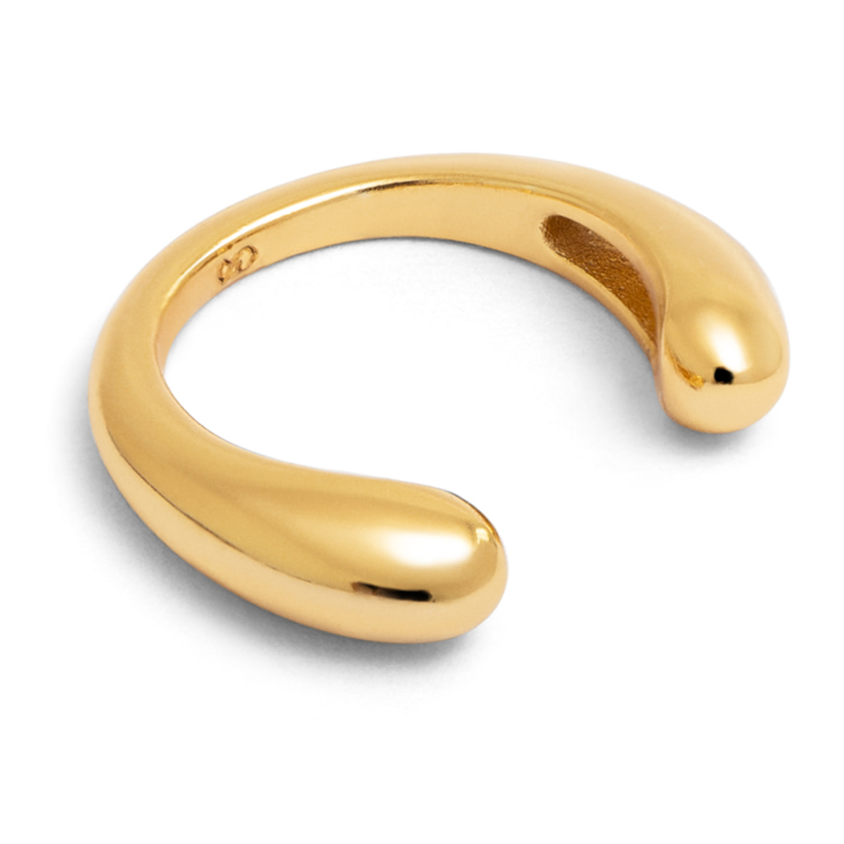 Orecchino Goccia Argento Placcato Oro