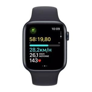 Montre connectée APPLE WATCH SE 44mm Minuit S/M