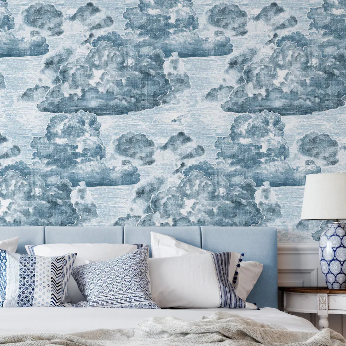 Carta da Parati Nuvole Vintage