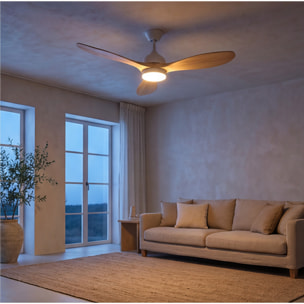 Forlight FORLIGHT Calar Ventilador de Techo con luz LED Silencioso con 5 velocidades,