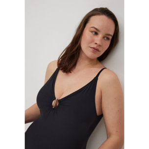 Costume intero modellante nero coppa C