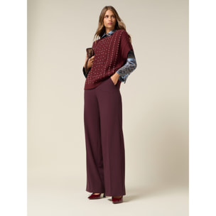 Oltre - Camisa de satén estampada - Light - blue