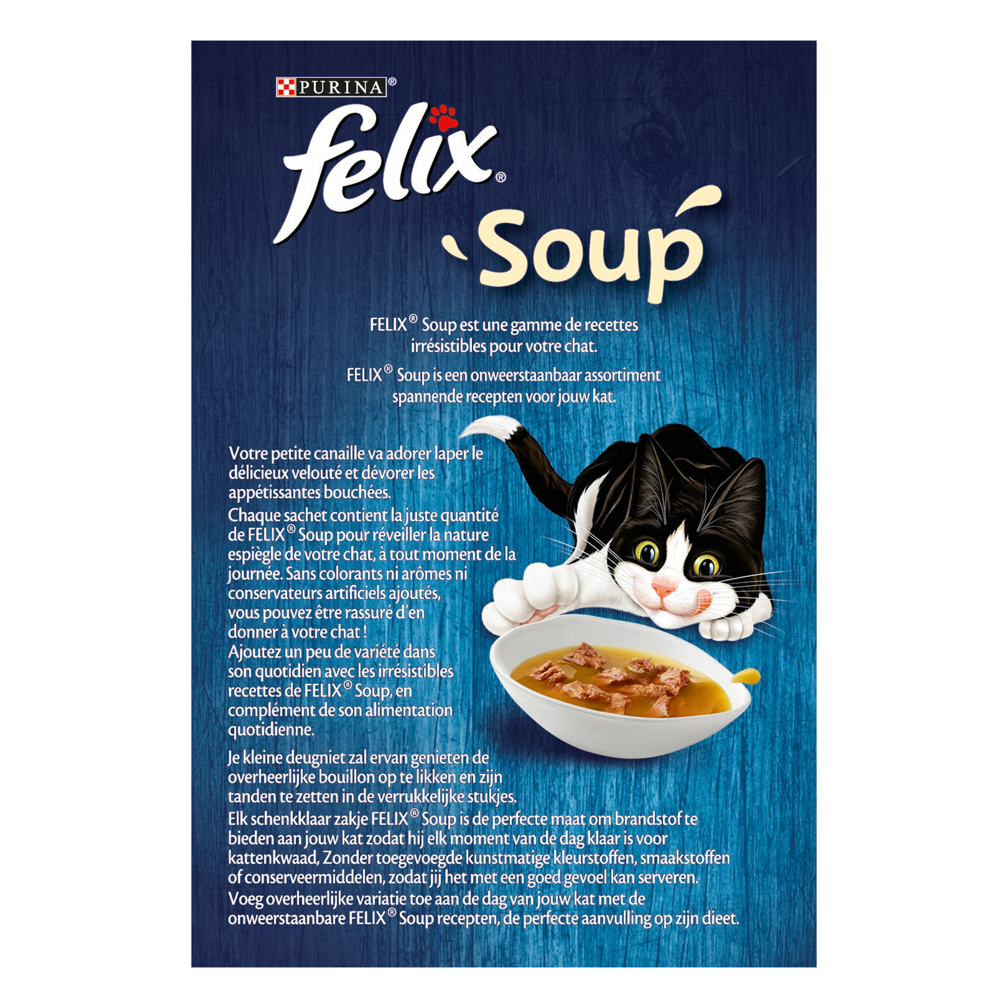 Felix Soup Sélection Poissons 6x48g - Lot de 8