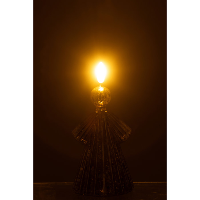 J-Line figurine Ange - verre - or - small - LED