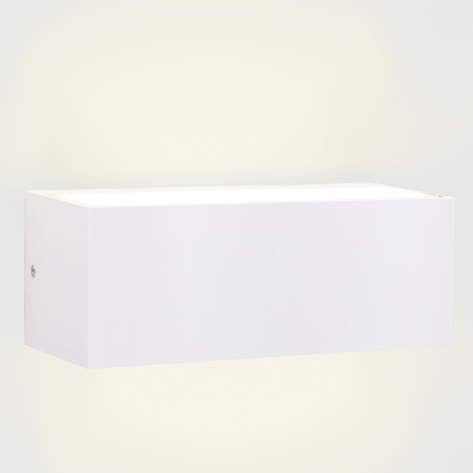 Ara big aplique exterior de empotrable de pared para bombilla E27 en color blanco