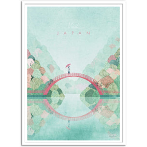 Affiche - Visit Japan Version 2 - Henry Rivers