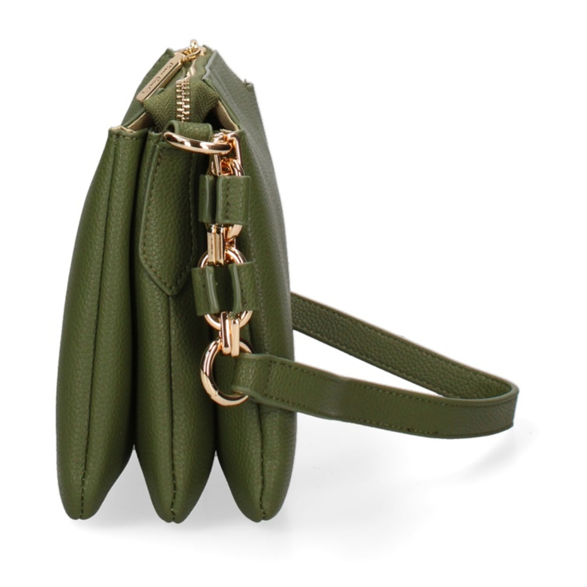 Borsa a spalla da donna Made in Italy - Modello Brunilde Lux - 100% pelle - 24.0 x 18.5 x 12.0 cm