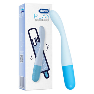 Durex Play Ice Breaker Vibratore in Silicone Massaggiatore Personale a Batteria - Stimolatore Femminile