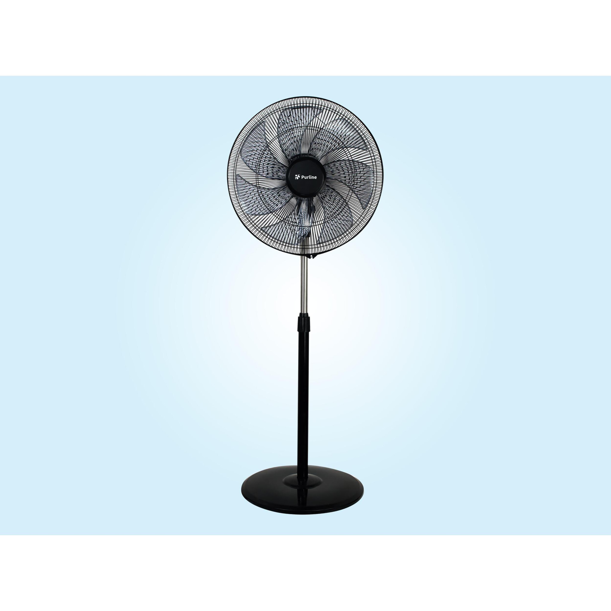 Ventilatore industriale da pavimento 100W con 7 pale