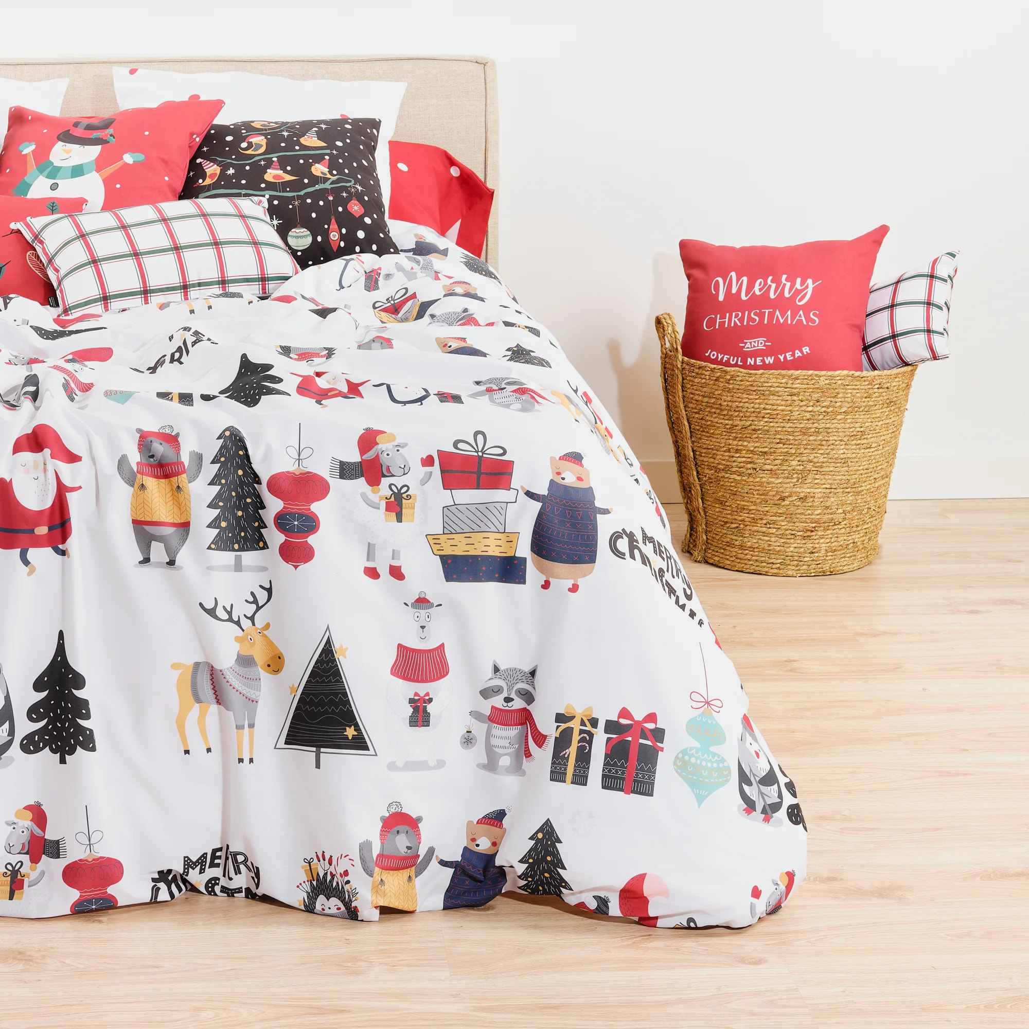 Housse de couette avec clics 100% coton Laponia 17