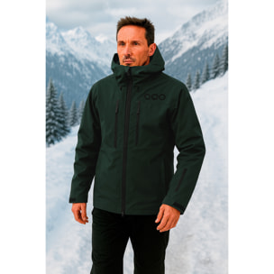 Abrigo para hombre ECOON ECOExplorer Jacket - Verde Oscuro