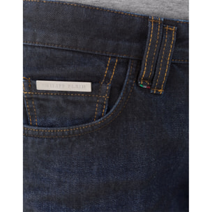 PHILIPP PLEIN straight cut "blue blue"