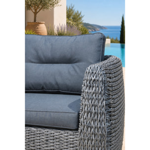 BAHAMAS - Fauteuil de jardin en résine tessée
