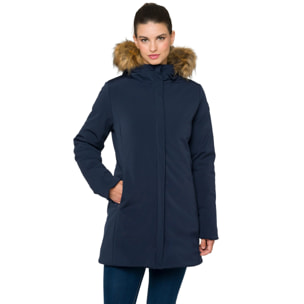 Parka DAHLIA acolchada impermeable azul