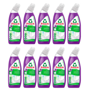 Pack 10x Gel limpia WC Lavanda Eco Frosch 750 ml