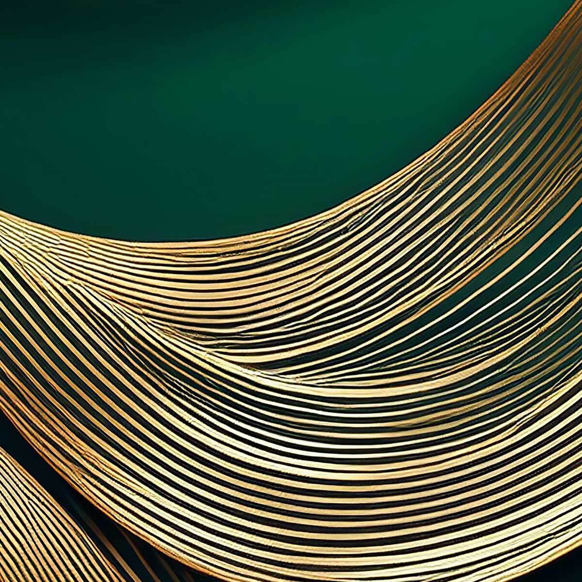 Affiche encadrée design graphique sphère noir et blanc Affiche + cadre en métal - Noir