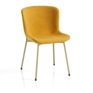 Oresteluchetta Set 4 Sedie RANN YELOW GOLD