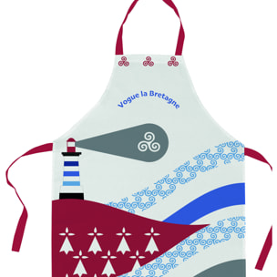 Tablier 72x85cm 100%coton 180g Bretagne