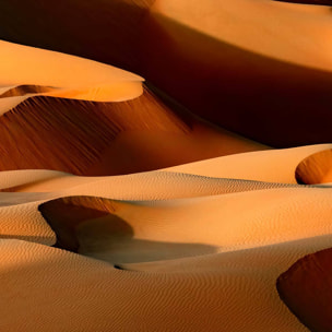 Papier peint panoramique dune orange Intissé