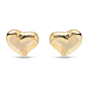 Pendiente UNO heart DORADO U