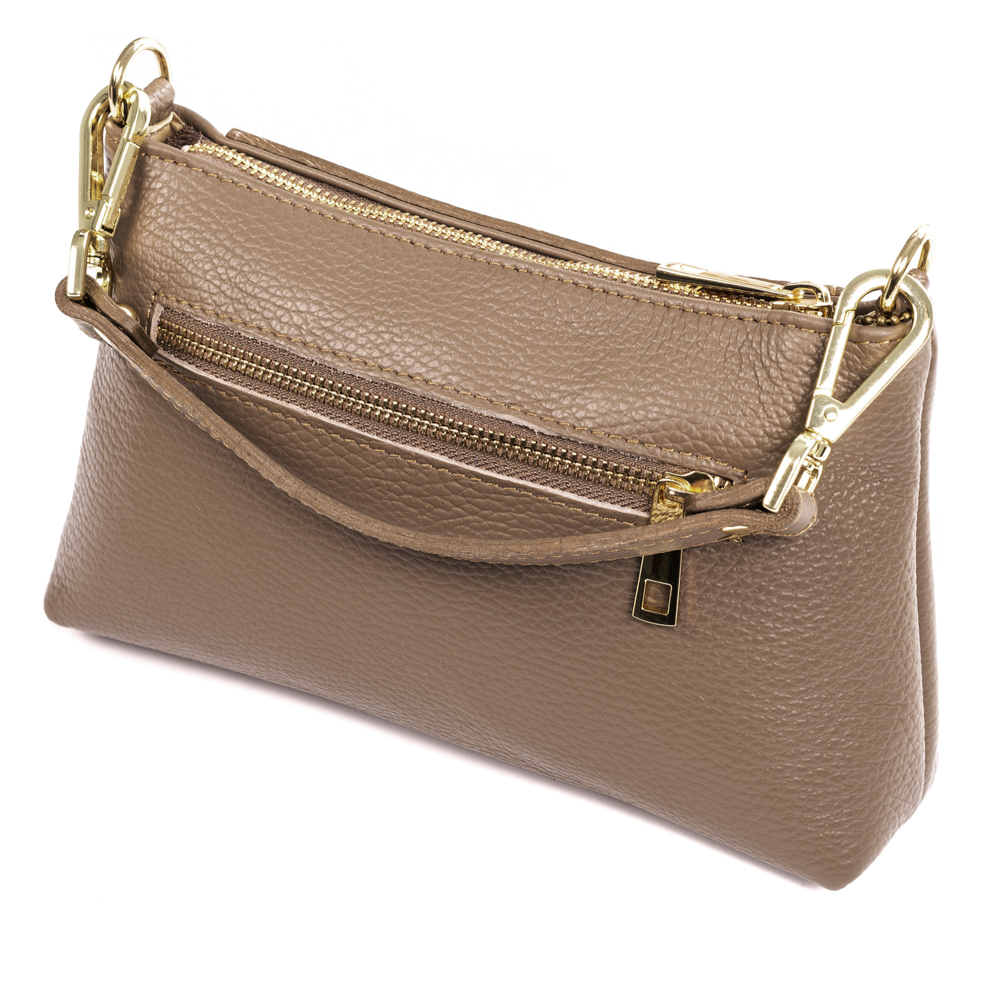 Arvier borsa a mano a tracolla in vera pelle dollaro