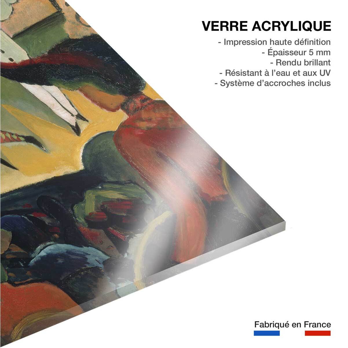 Tableau Le ballet russe par August Macke Tableau plexiglas