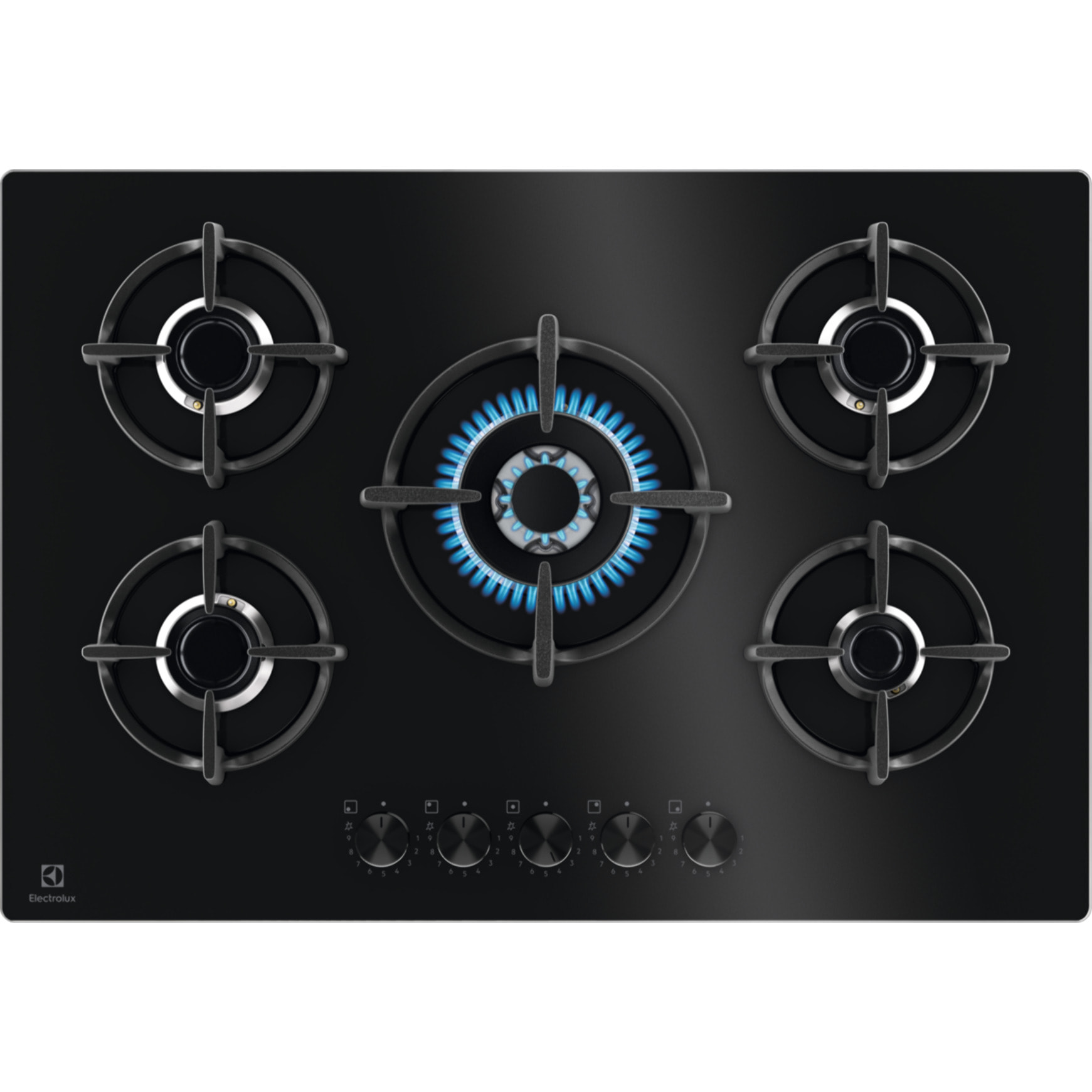 Electrolux Piano cottura Serie 600 Gas on Glass 75cm EGG75372K