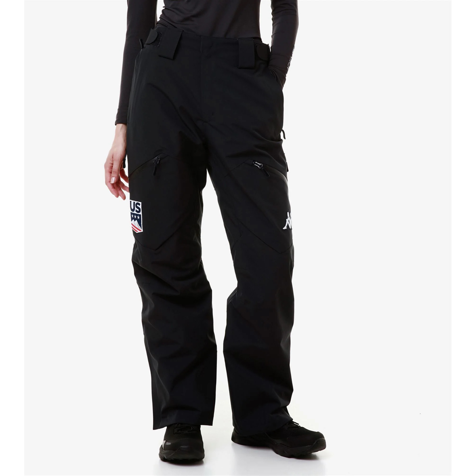 Kappa - Pantaloni Donna Blu - 6Cento 665 Us