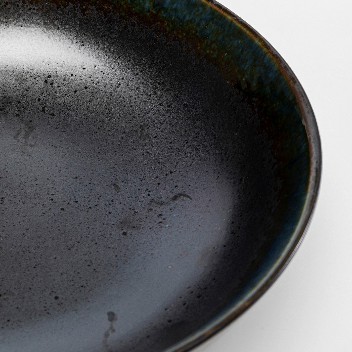 Assiettes creuses Kassandra noires 23cm set de 4 Kare Design