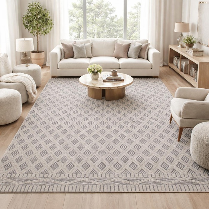 Tapis Kilim en matiére recyclé