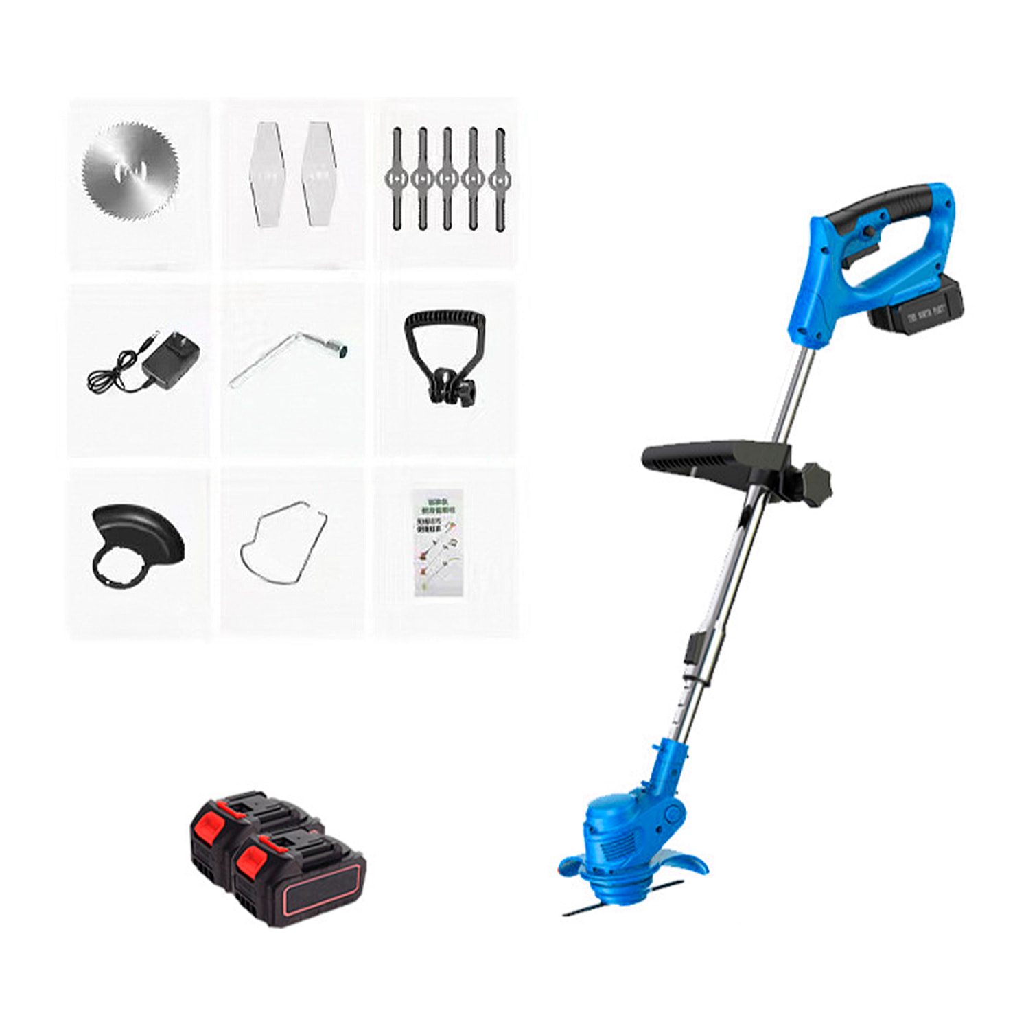 Decespugliatore elettrico senza spazzole con batteria al litio da 13000mAh.