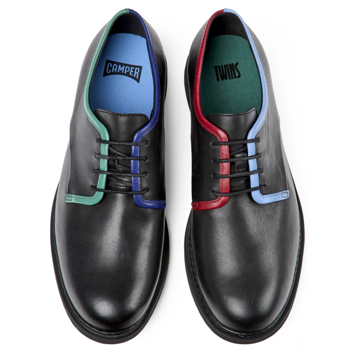 CAMPER Neuman Twins - Scarpe stringate Uomo Nero