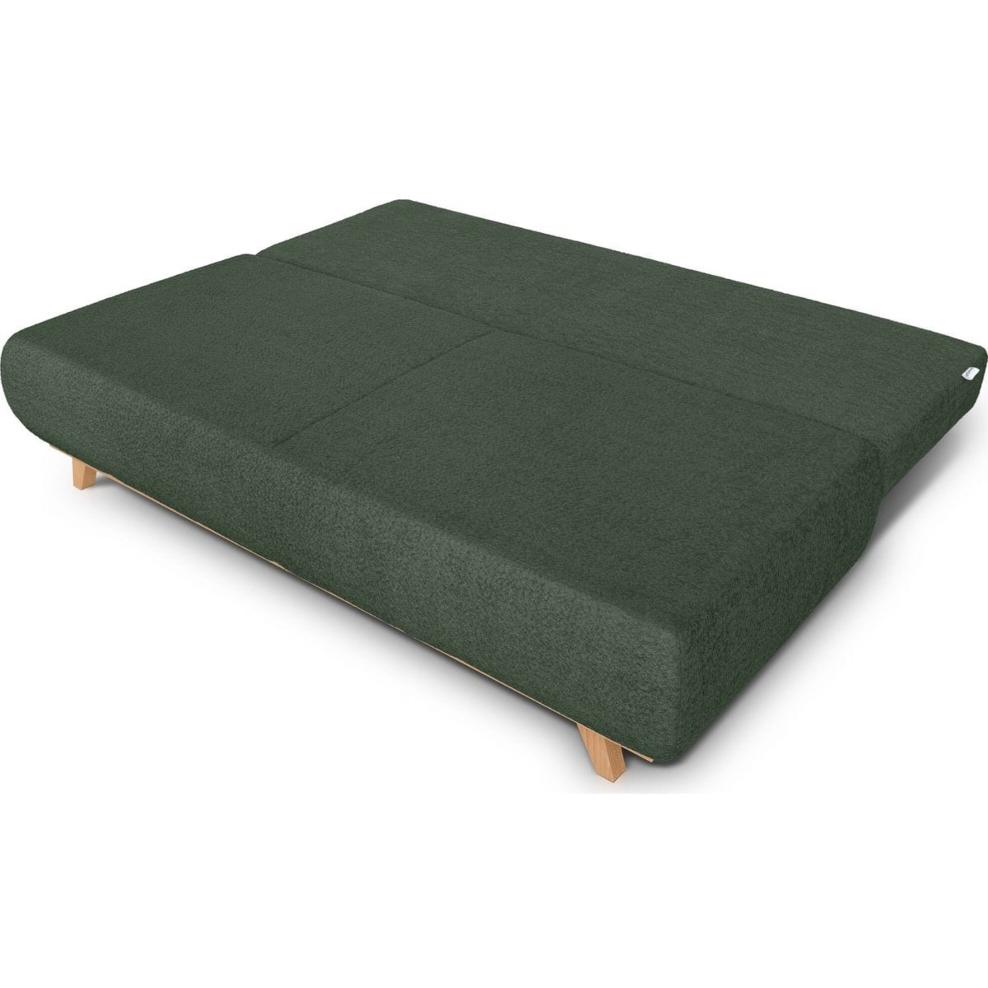 Canapé convertible 3 places en tissu bouclé - LARIA