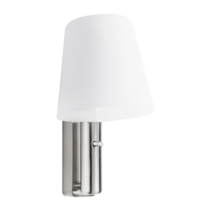 LEDS C4 Aplique Read Me Led 4.8W Blanco Cálido - 3000K On-Off Níquel Satinado 388Lm