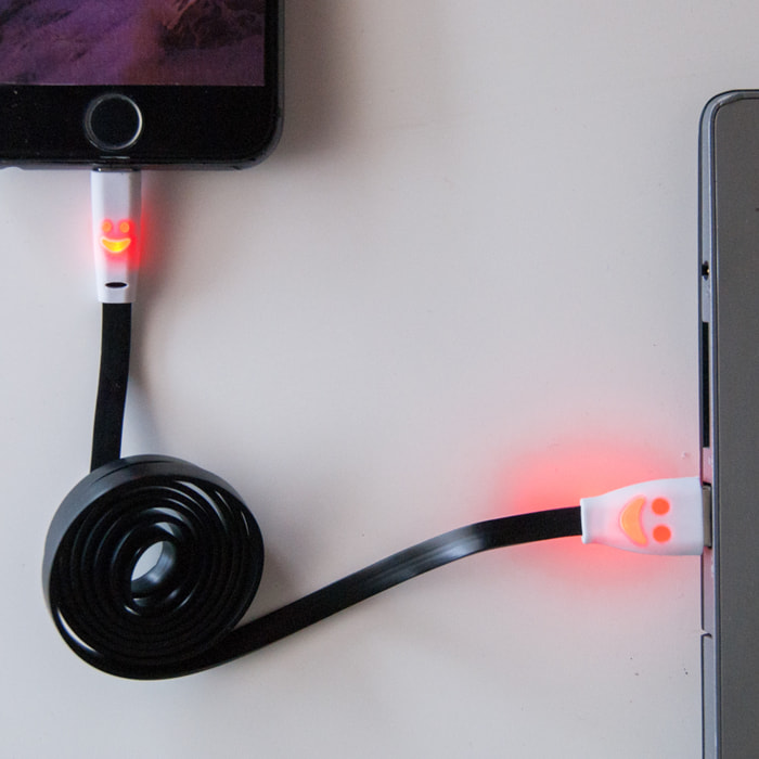 CABLE  PLANO MICRO USB SMILE
