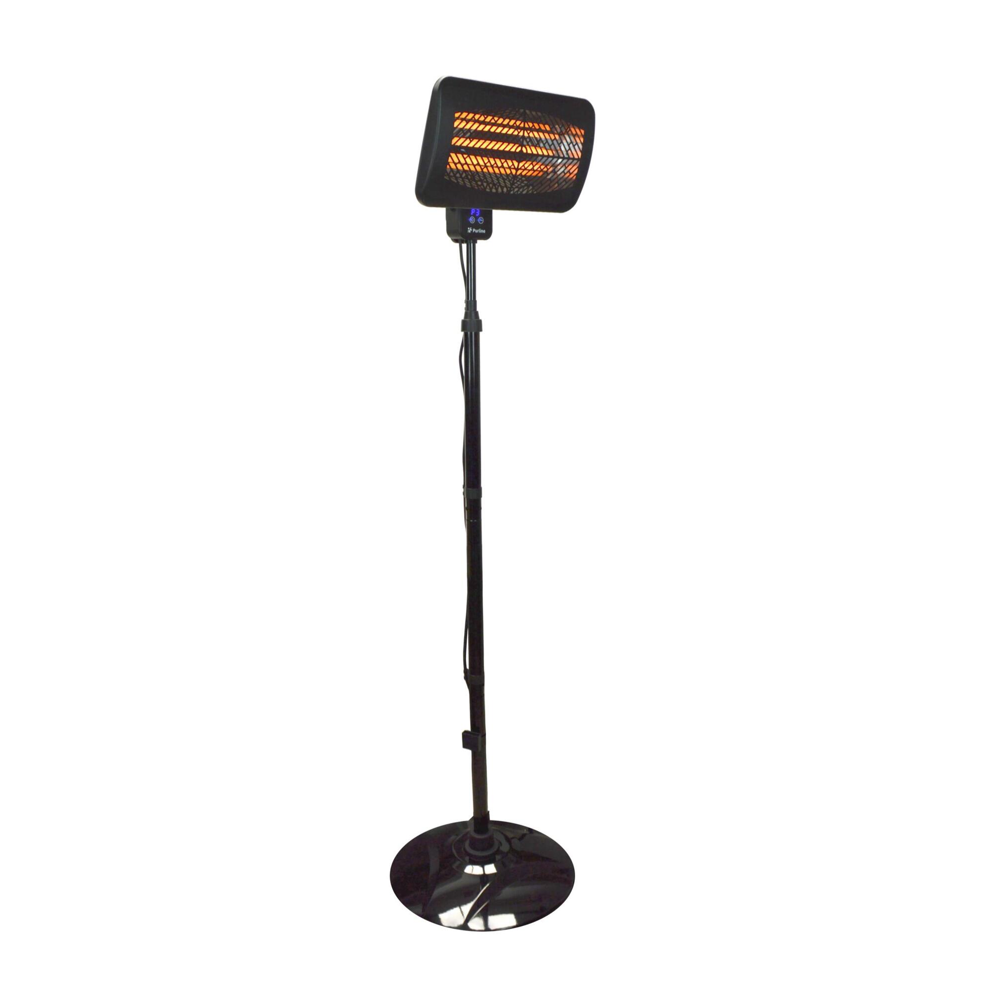 Estufa de exterior digital con pie y mando a distancia HEATY GLEAM PURLINE