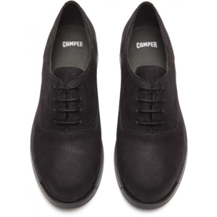 Camper Zapatos con cordones Mujer Bowie Negro