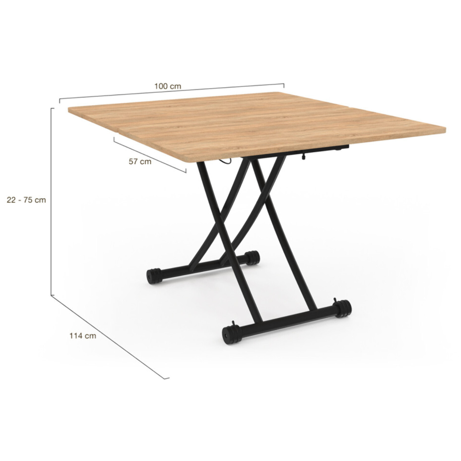 Table basse 2 en 1 Tribeca
