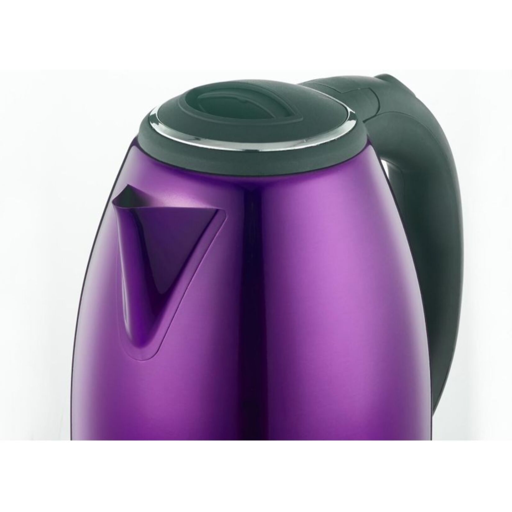 Bouilloire électrique 1.8L inox sans fil Violet Herzberg  HG5011-PUR