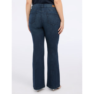 Fiorella Rubino - Jeans flare lavaggio blu - Blu
