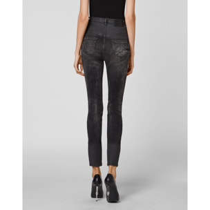 PHILIPP PLEIN Jegging de cintura alta ICONIC PLEIN