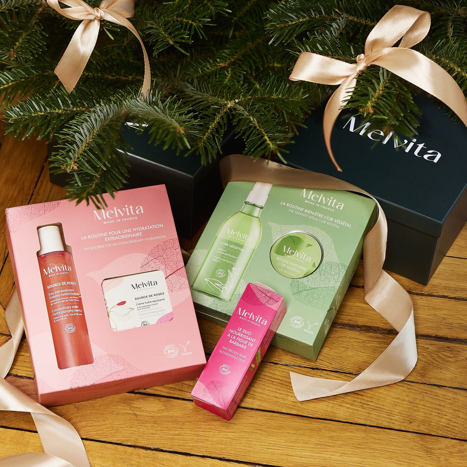 Or Végétal - Coffret Sérum Corps Hydra-Perfecteur + Bougie