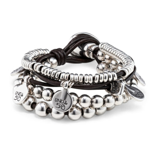 Pulsera El lío pardo PLATEADO XL