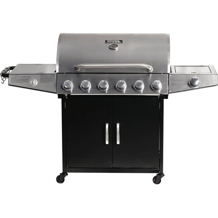 Barbecue gaz ''Party 7'' - 7 Brûleurs dont 1 latéral - 20.9 kW