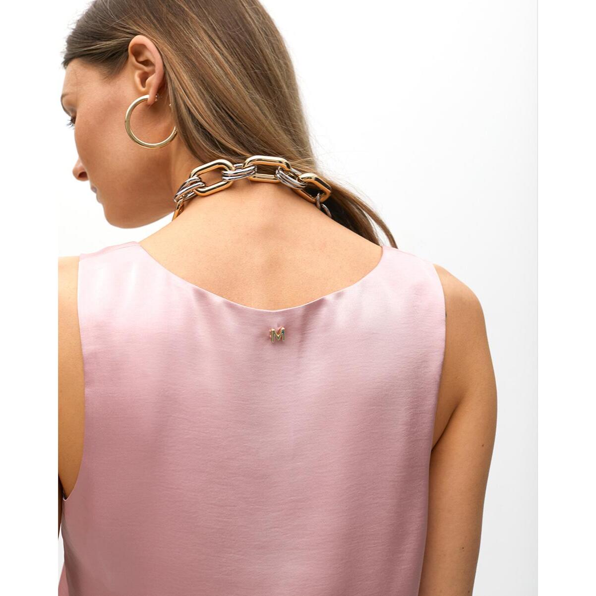 Top Basico con Spalline Larghe