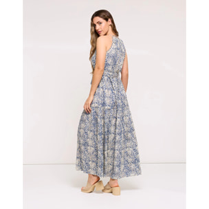 Vestido Largo Azul - Solea