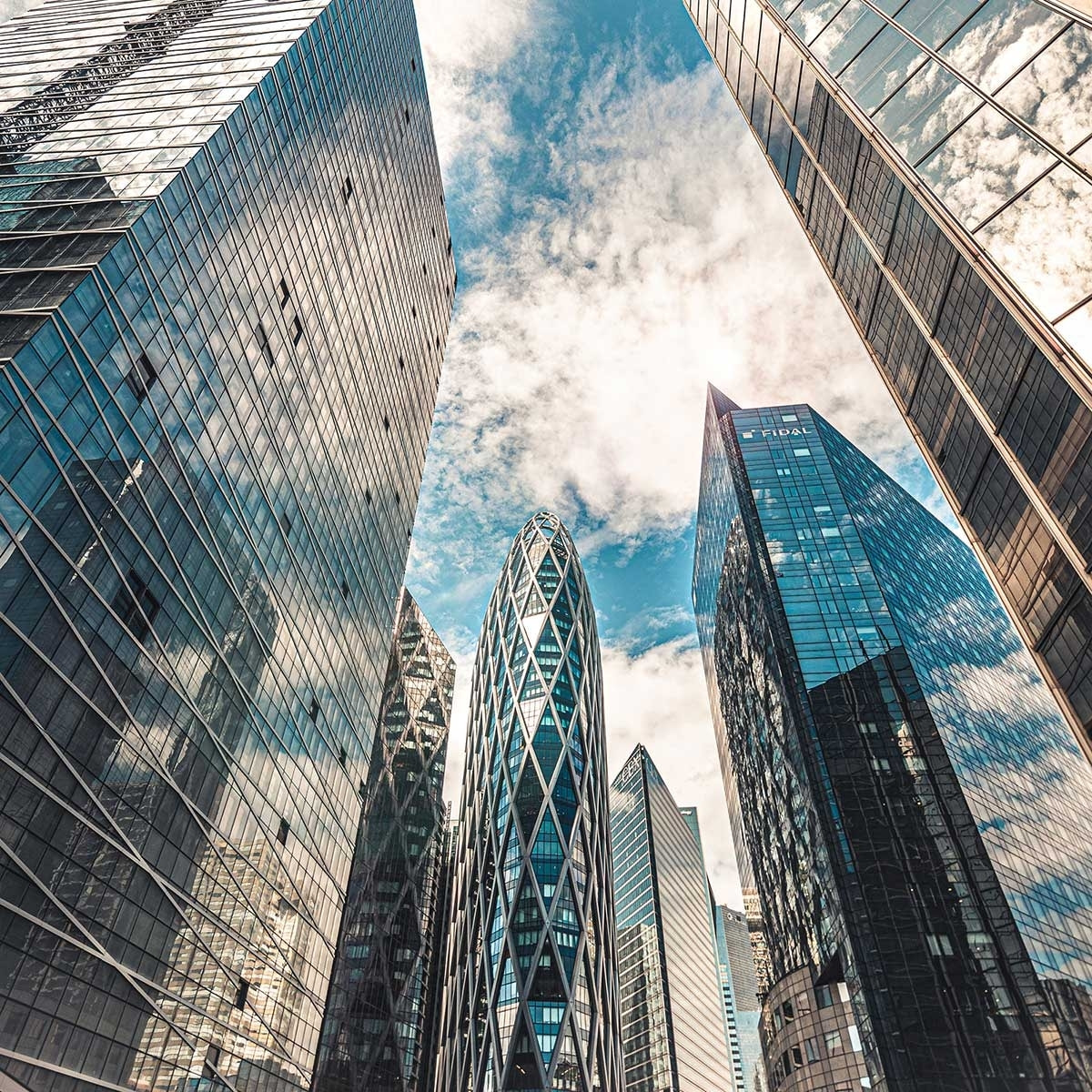 Tableau paris quartier la defense Tableau alu Dibond