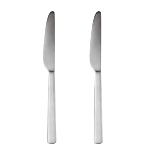 Set 2pc cuchillo  acero inox reciclado mate root