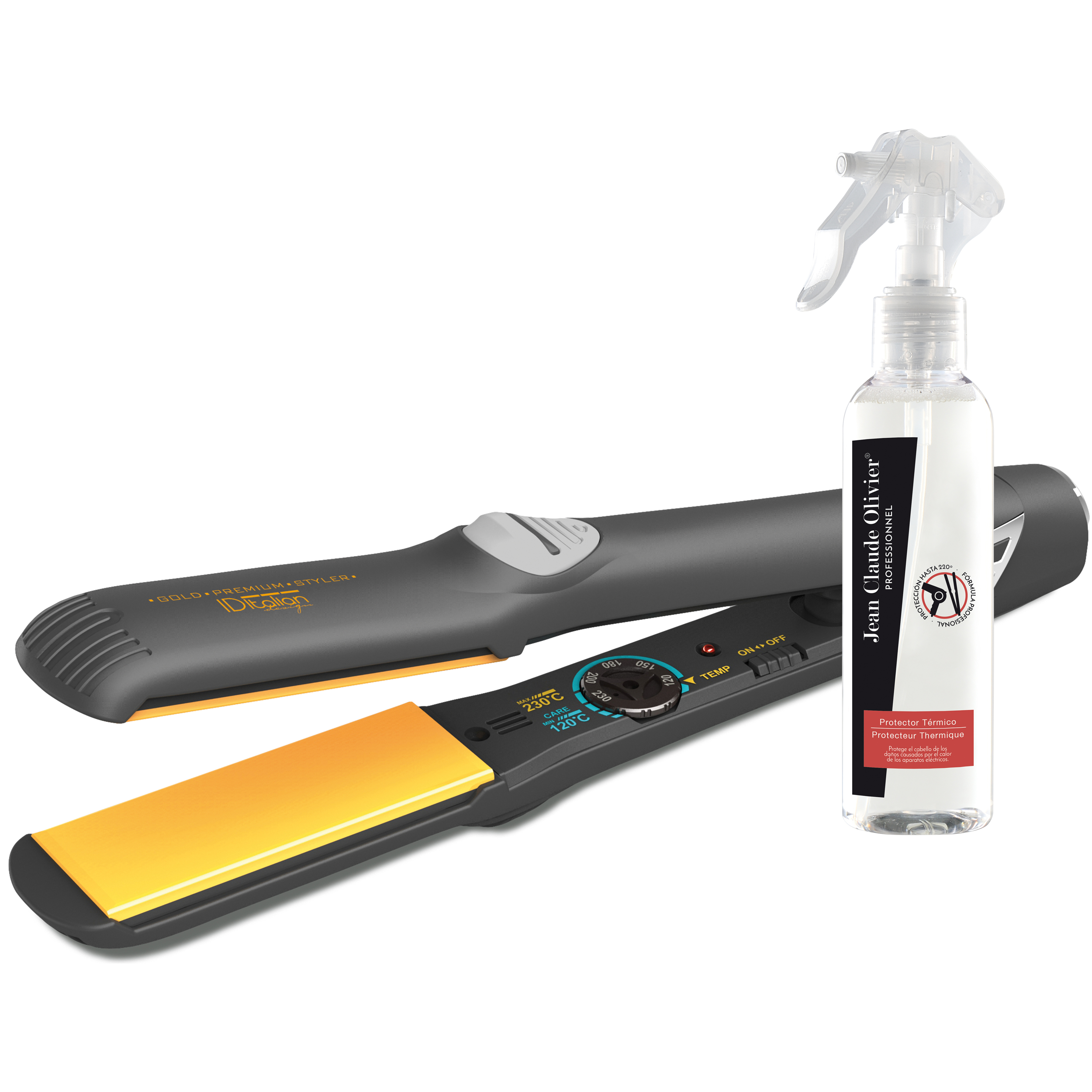 GOLD PREMIUN STYLER + PROTECTOR TERMICO DE REGALO