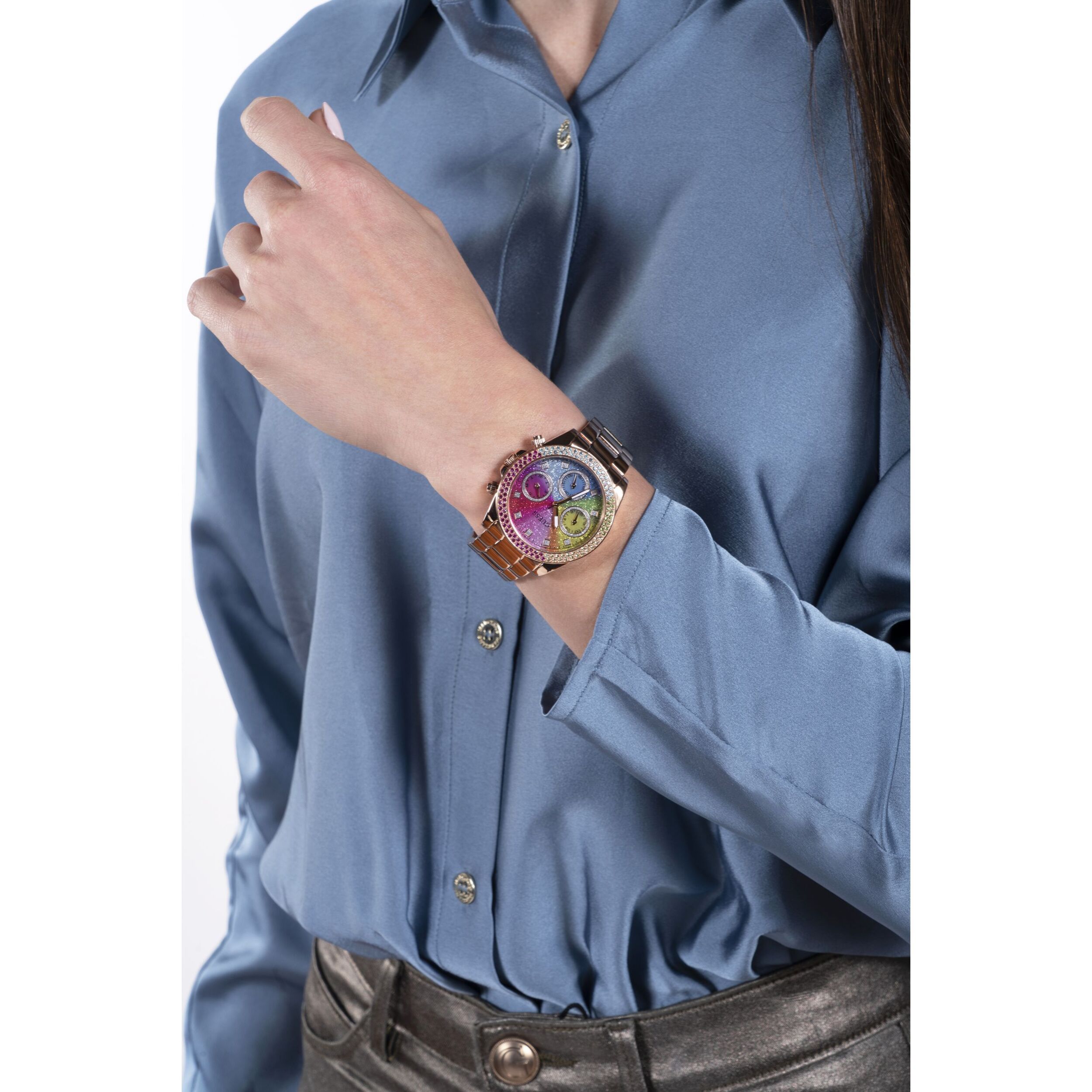 Guess Reloj Analógico De Cuarzo. Gt Sol